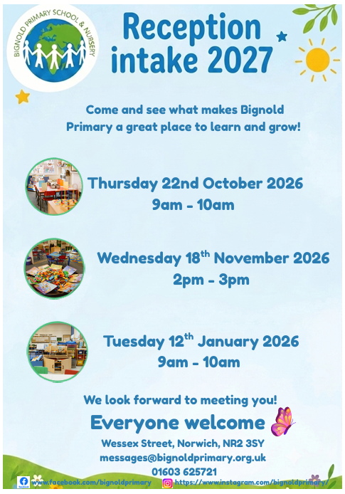 Reception Intake Sessions